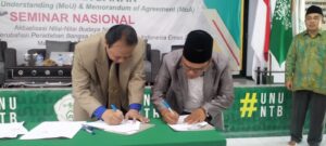 Sekolah Tinggi Ilmu Syariah Haji Abdul Rasyid Lombok Tengah melaksanakan MoU dengan Universitas Hasyim Asy’ari Jombang Jawa Timur dan Universitas Nahdlatul Ulama Nusa Tenggara Barat