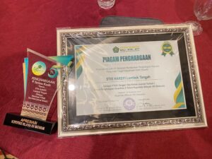 STIS HARSYI Lombok Tengah Raih Penghargaan Tata Kelola Jurnal Terbaik dari Kopertais Wilayah XIV Mataram